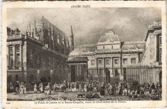Ancien Paris Palais de Justice Sainte-Chapelle