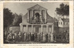 Carte postale ancienne Ancien Paris - Le Théátre de le Foire Saint-Lurent
                                                                     à Paris 10e
                                