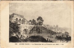 Ancien Paris Barriere de la Cunette