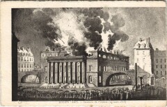 Ancien Paris Incedie de l'Odeon
