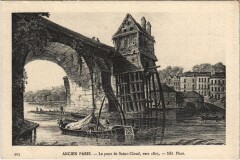 Ancien Paris Pont de Saint-Cloud