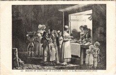 Ancien Paris Moeurs et Coutumes Le Marchand de galette