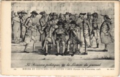 Ancien Paris Moeurs et Coutumes Reunion Politique