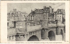 Ancien Paris Le Pont-Neuf -
													75 Paris
												