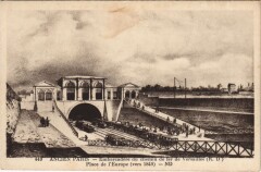Carte postale ancienne Ancien Paris Embarcadere du Chemin de fer de versailles
                                