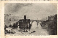Ancien Paris Pont Notre-Dame