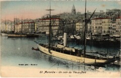 Marseille Un coin du Vieux-Port à Marseille