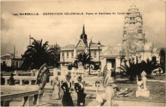 Marseille Expo Coloniale Ponts et Pavillons du Cambdoge à Marseille