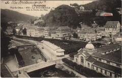 Puy-de-Dome-La Bourboule-Vue d'ensemble vers la Roche des Fées à La Bourboule
