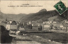 L'Auvergne-Puy de Dome-Mont-Dore-Vue générale et le Capucin à Mont-Dore