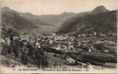 Le Mont-Dore-Panorama vu de la Route de Clermont à Mont-Dore