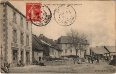 Lastic (Puy-de-Dome) - Avenue principale à Lastic