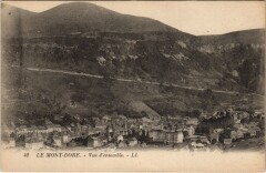 Le Mont-Dore-Vue d'ensemble à Mont-Dore