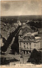 Chatel-Guyon - Theatre et Avenue Baraduc à Châtel-Guyon