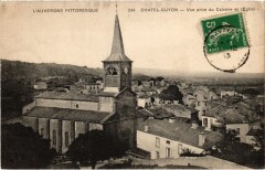Chatel-Guyon - Vue prise du Calvaire et l'Eglise à Châtel-Guyon