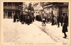 Le Mont-Dore - Arrivée de la Coupe Saint-Georges à Mont-Dore