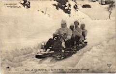 Le Mont-Dore - Une partie de bobsleigh à Mont-Dore