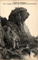 Entre Chameix et Saint-Nectaire - Le Rocher du Sphinx à Saint-Nectaire
