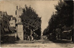 Chatel-Guyon - Av. Baraduc et la rue de la Poste à Châtel-Guyon