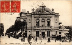 Chatel-Guyon - Le Theatre et l'Avenue Baraduc à Châtel-Guyon