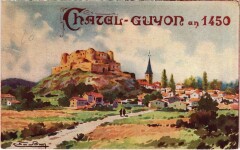 Chatel-Guyon - en 1450 à Châtel-Guyon