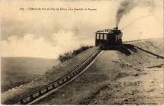 Chemin de Fer du Puy-de-Dome - Le Remblai de Ceyssat tram vapeur à Ceyssat