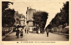 Chatel-Guyon - Rue de la Poste et Avenue Baraduc à Châtel-Guyon