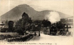 Auvergne - Chemin de Fer du Puy-de-Dome - Vue prise a la Baraque -
													63 Puy de Dôme
												