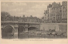 Carte postale ancienne Le Pont-Neuf au petit bras de la Seine
                                                                     à Paris 6e
                                