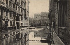 Inondations 1910 Paris Quartier de l'Alma