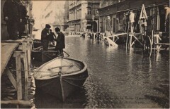 Inondations 1910 Paris Rue de Bellechasse