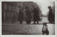 Inondations 1910 Paris Avenue Ledru-Rollin