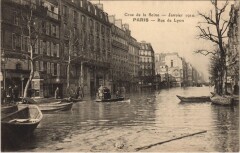 Inondations 1910 Paris Rue de Lyon