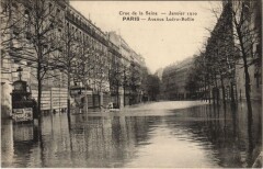 Inondations 1910 Paris Avenue Ledru-Rollin