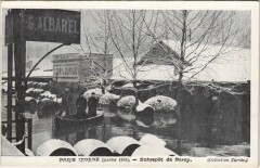 Inondations 1910 Paris Entrepot de bercy