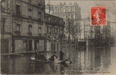 Inondations 1910 Paris Rue Nationale Demenagement