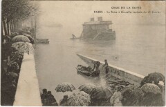 Inondations 1910 Paris La Seine a Grenelle