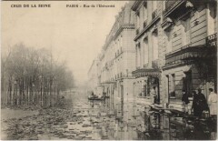 Inondations 1910 Paris Rue de l'universite