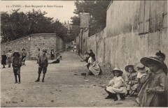 Rues Becquerel et Saint-Vincent à Paris 18e