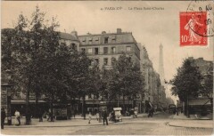 La place Saint-charles à Paris 15e