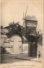 Le Moulin de la Galette à Montmartre à Paris 18e