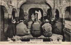 Carte postale ancienne Montmartre - Cabaret du Néant - Caveau - Les Spectres gais
																	 à Paris 18e
								