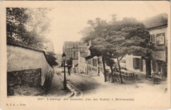 Carte postale ancienne L'Auberge des Assassins (rue des Saules) à Montmartre
                                                                     à Paris 18e
                                