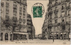 Rue Falguière, prise du Boulevard Pasteur à Paris 15e