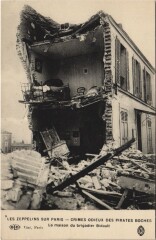 Paris Les Zeppelins sur Paris Maison du brigadier Bidault