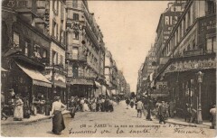 Carte postale ancienne La rue de Clignancourt
																	 à Paris 18e
								