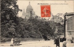 Le Sacré-Coeur et la Rue Ronsard à Paris 18e