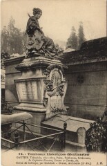 Montmartre - Tombeaux Historiques - Théophile Gautier à Paris 18e