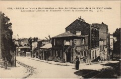 Vieux Montmartre - Rue de l'Abreuvoir à Paris 18e