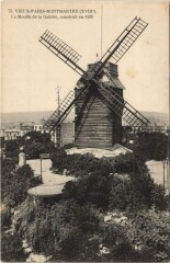 Carte postale ancienne Montmartre - Le Moulin de La Galette
                                                                     à Paris 18e
                                